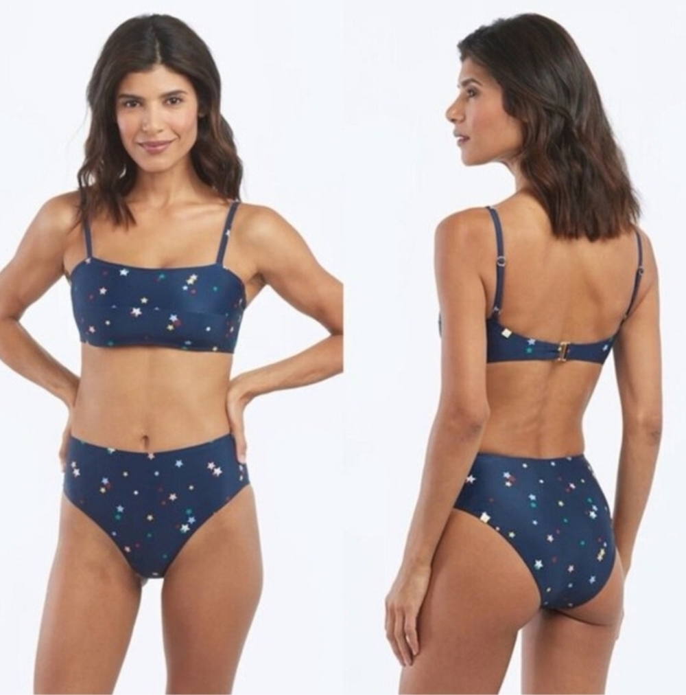 New Summersalt Oasis Stars Bikini Set Size 2 NWT